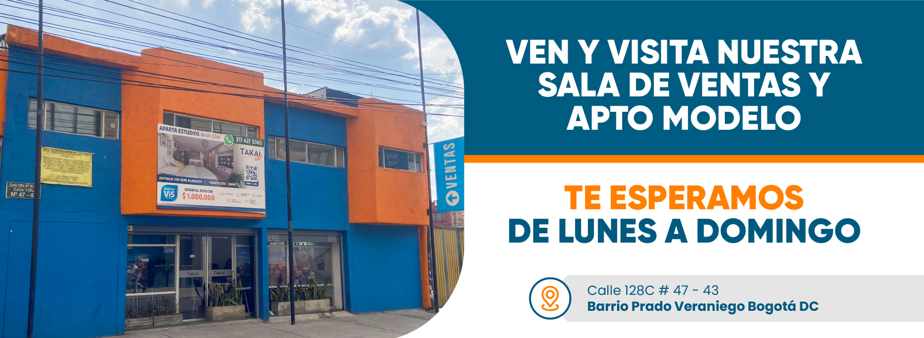 Sala de ventas Takai 128, Prado Veraniego en Bogotá